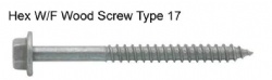 Hex W/F Wood Screw Type 17